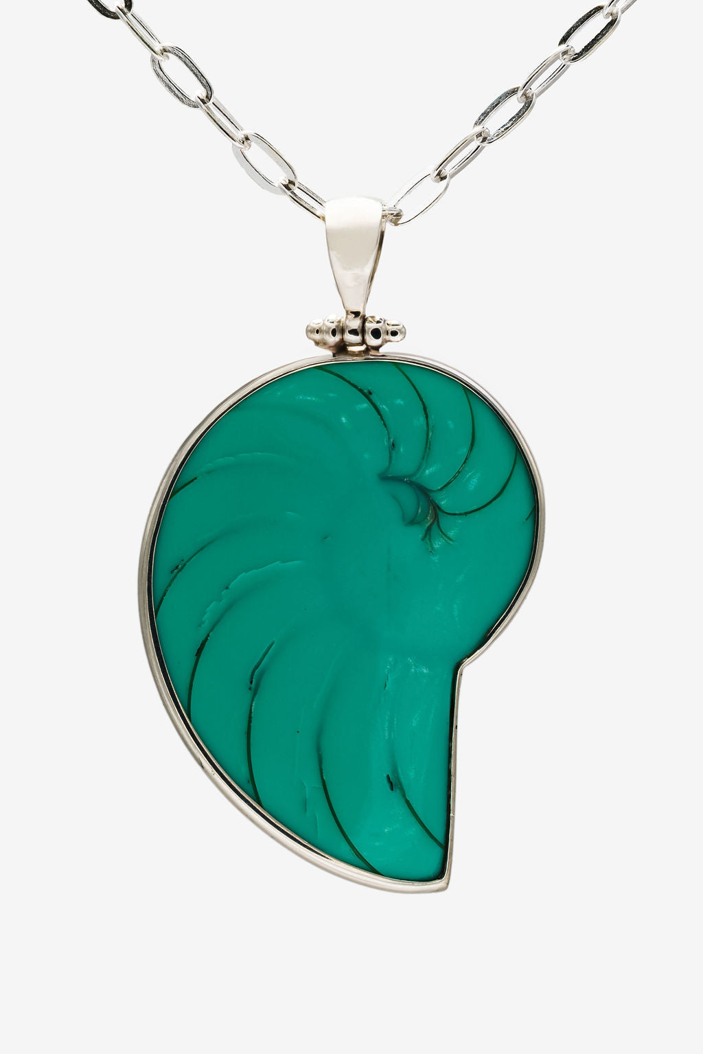 Turquoise Solara Shell Necklace