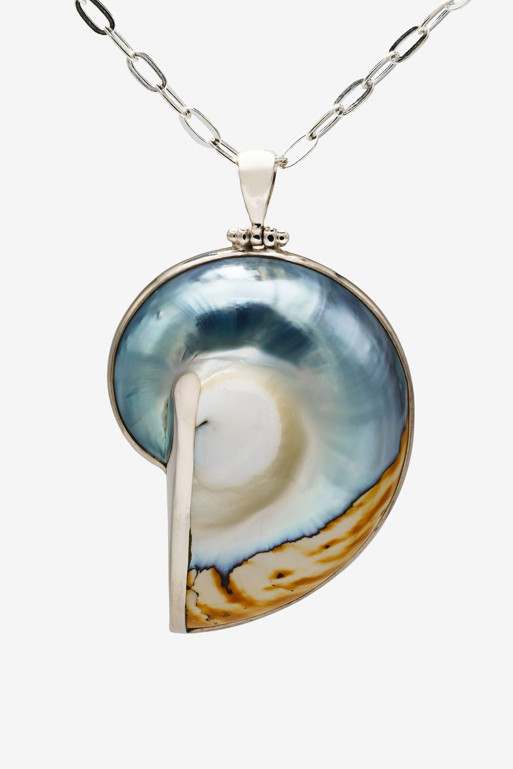 Natural Brown Solara Shell Necklace