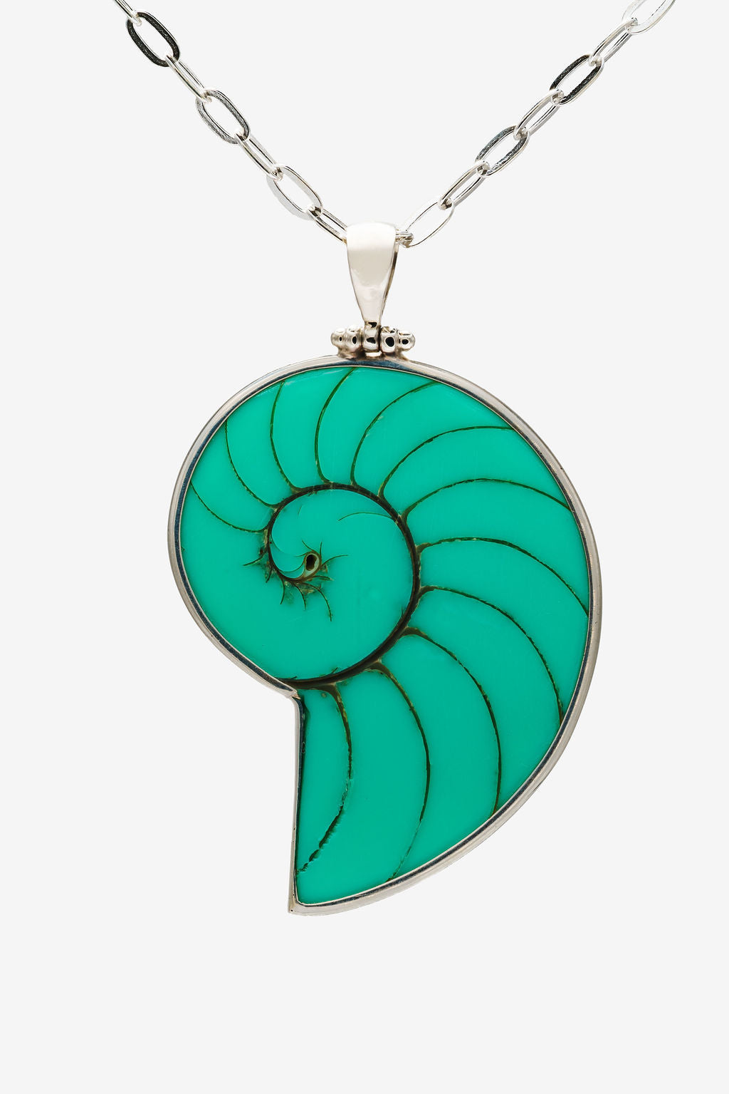 Turquoise Solara Shell Necklace