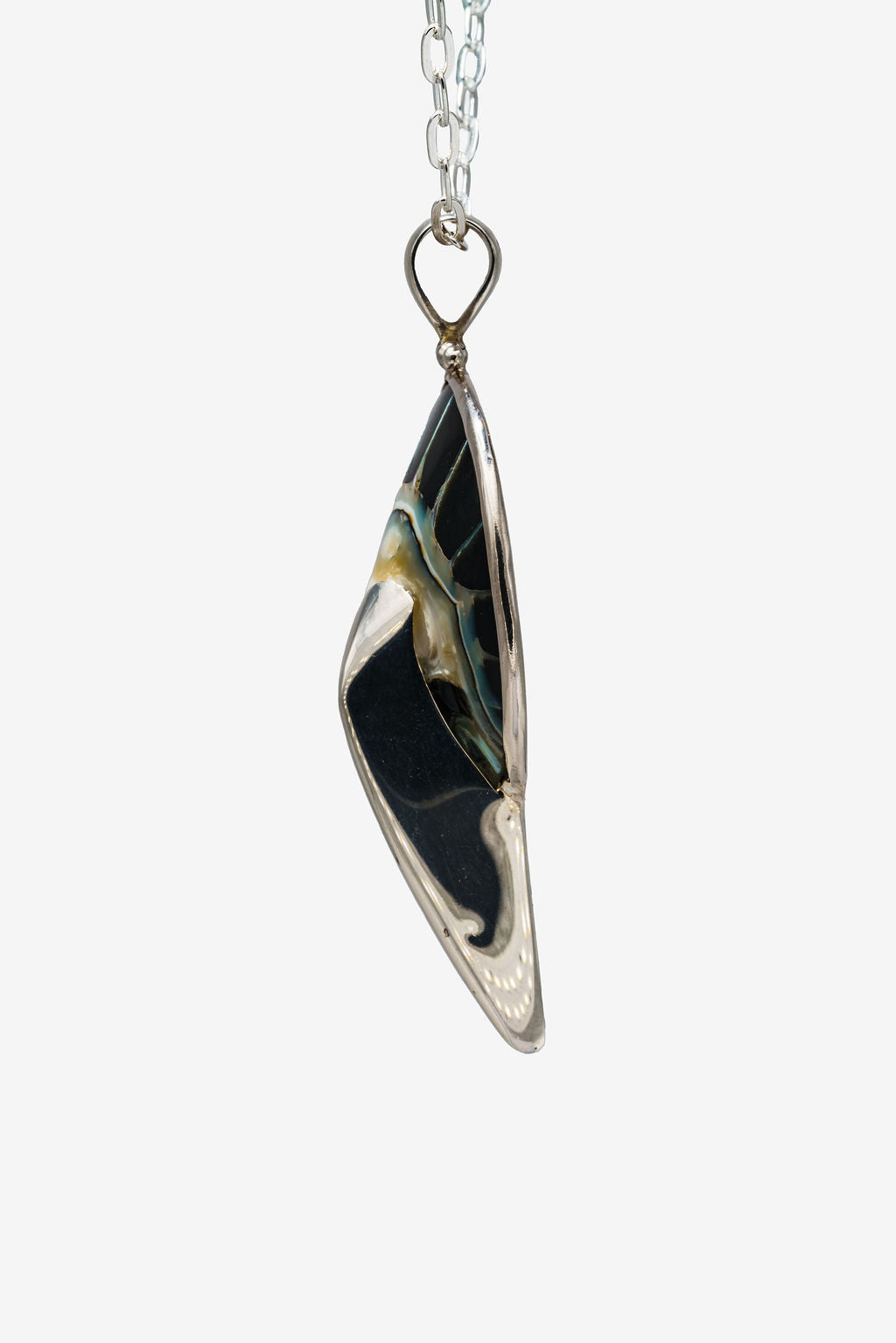 Black Solara Shell Necklace