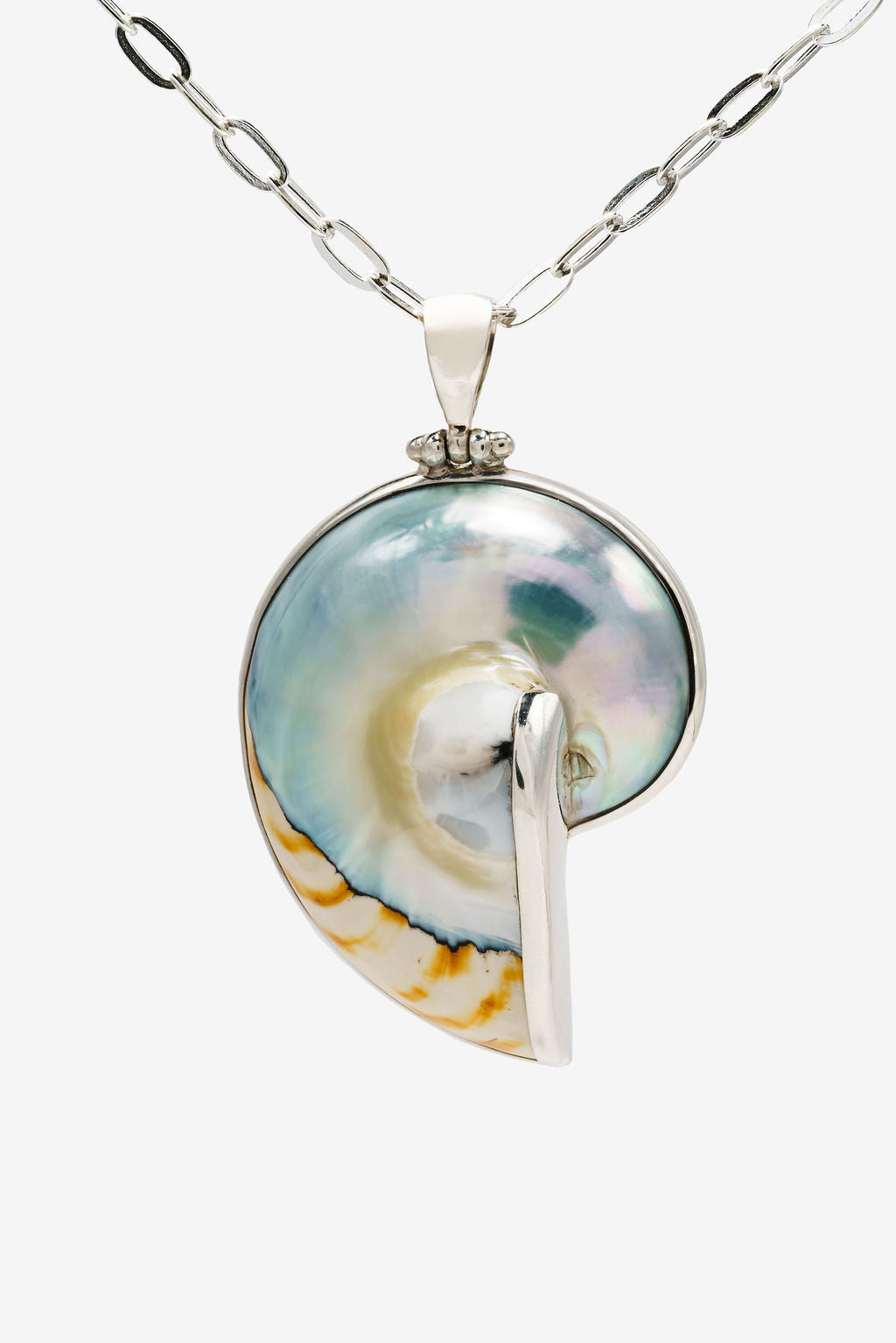 Natural Brown Solara Shell Necklace