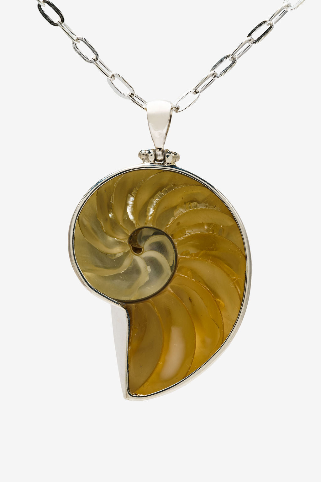 Natural Brown Solara Shell Necklace