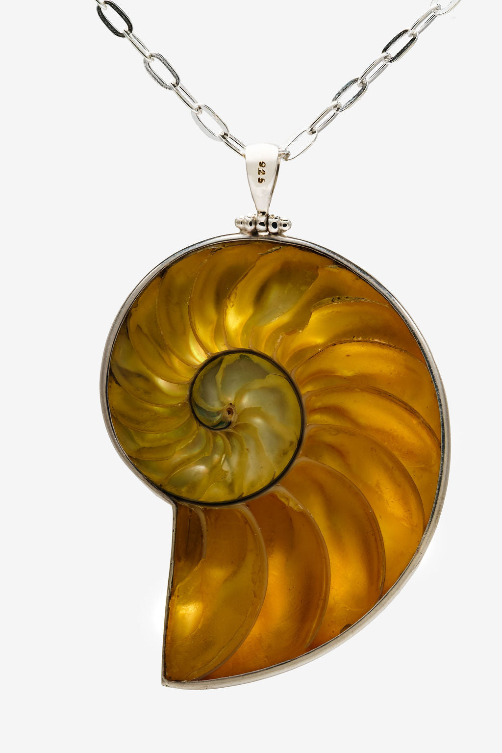 Natural Brown Solara Shell Necklace