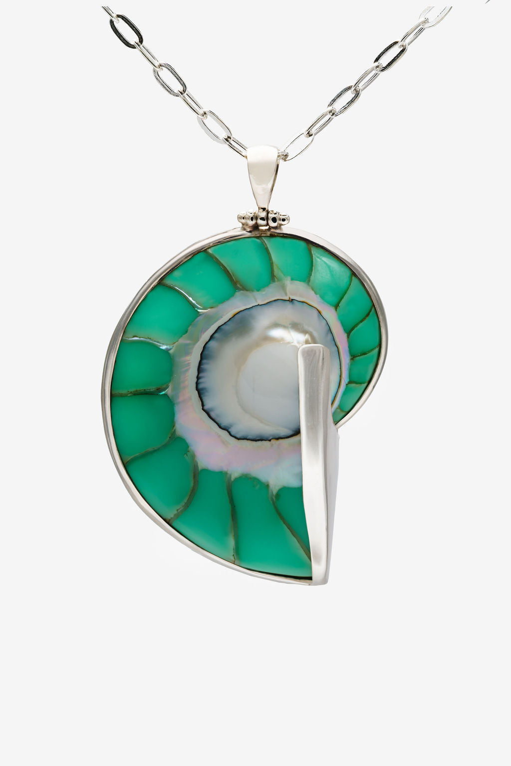 Turquoise Solara Shell Necklace