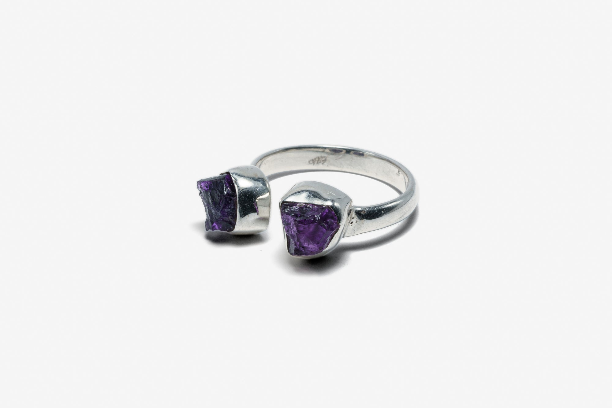 Amethyst Balance Ring