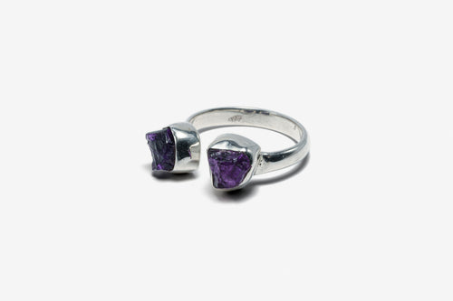 Amethyst Balance Ring