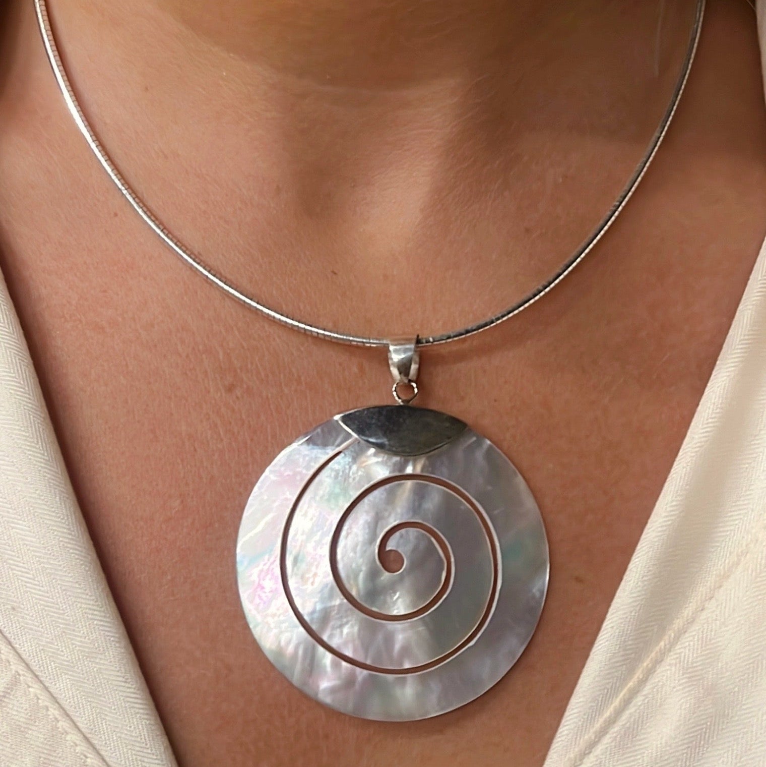 Ocean Spiral Necklace